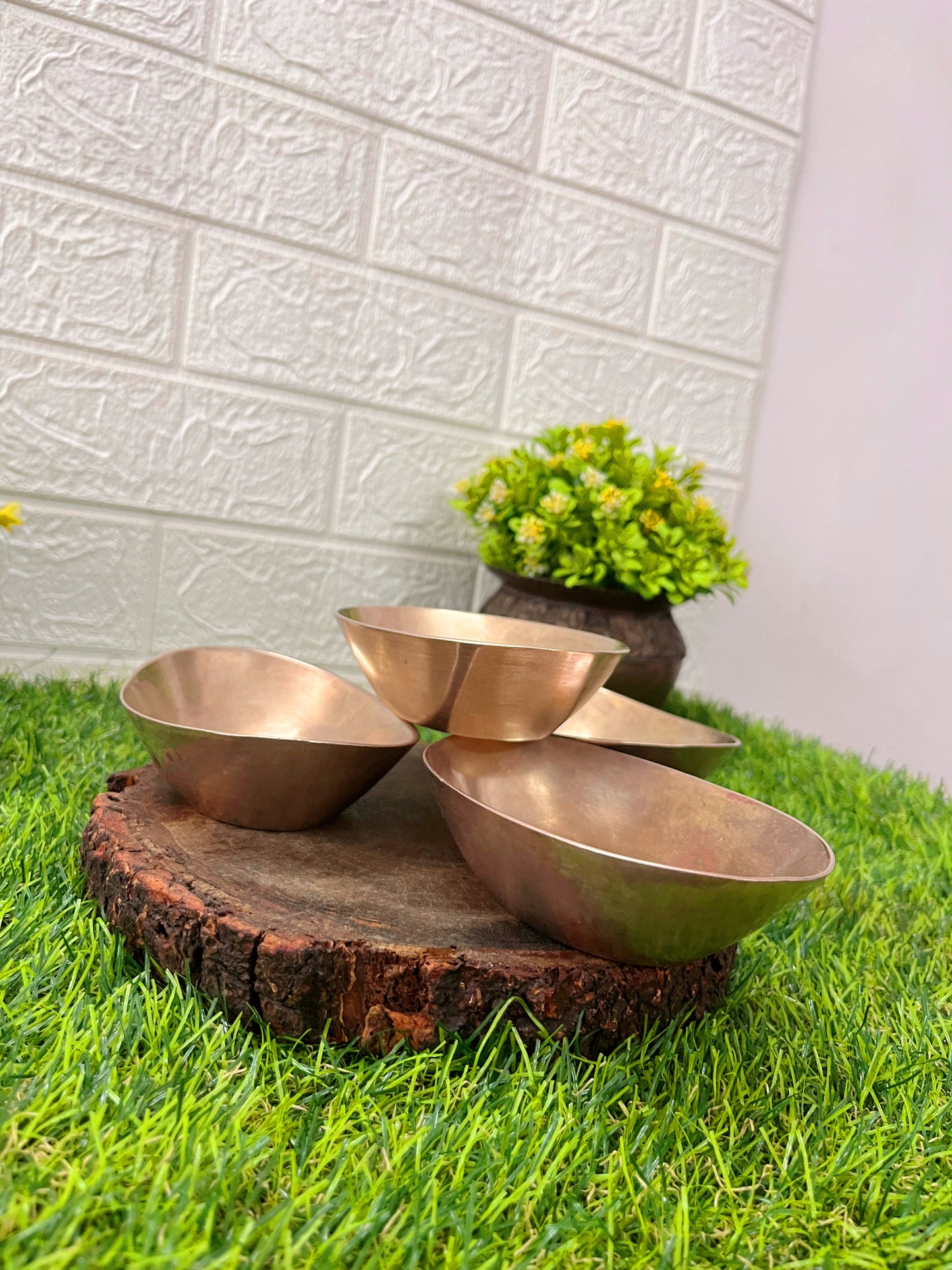 Brass Serving Bowls - Antique Serving Item