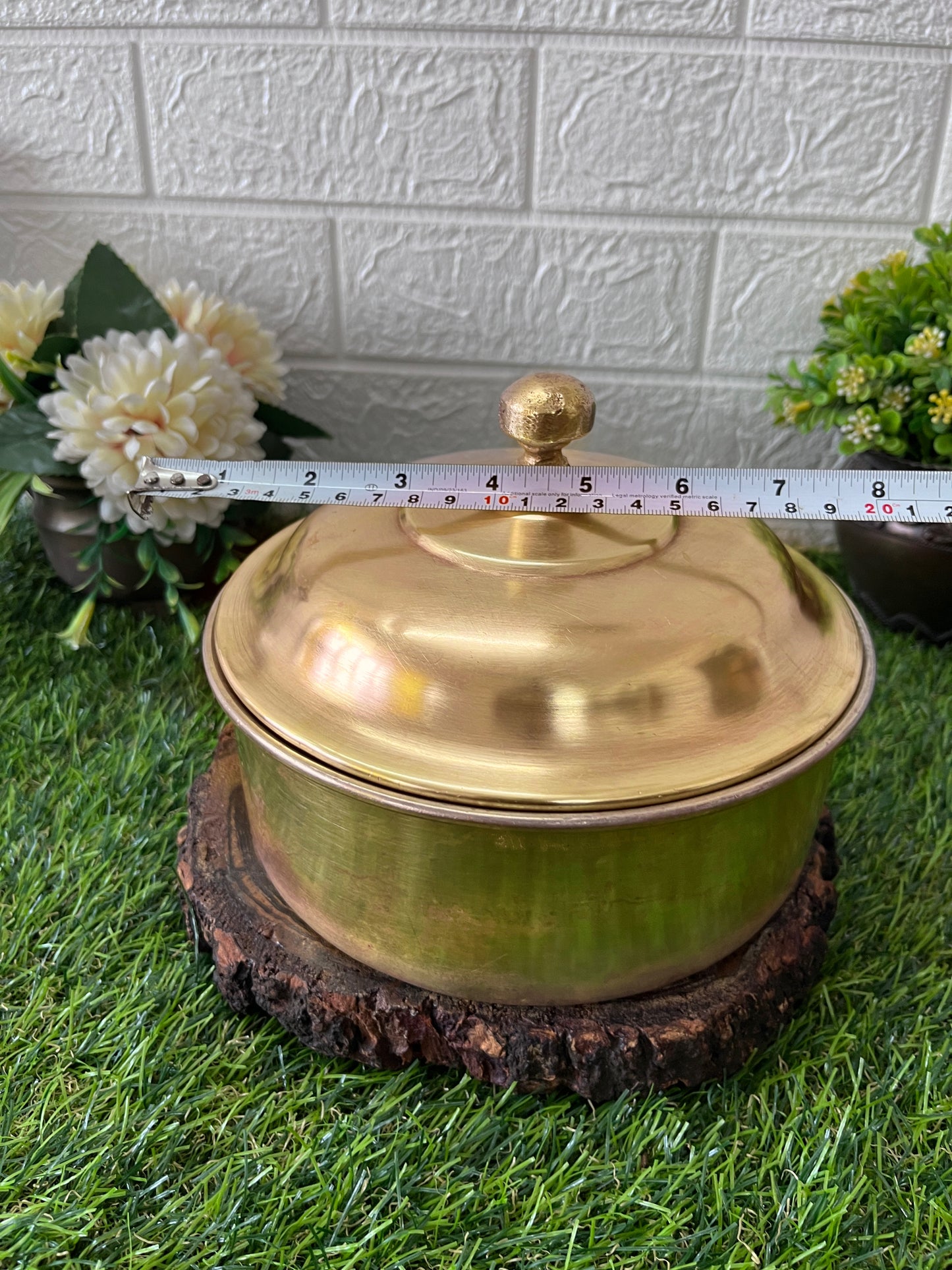 Brass Roti Dabba - Antique Chapati Box