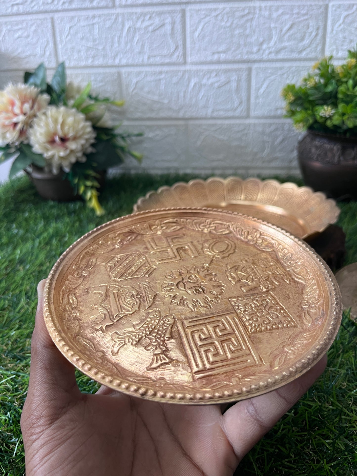 Brass Plates - Antique Engraved Items