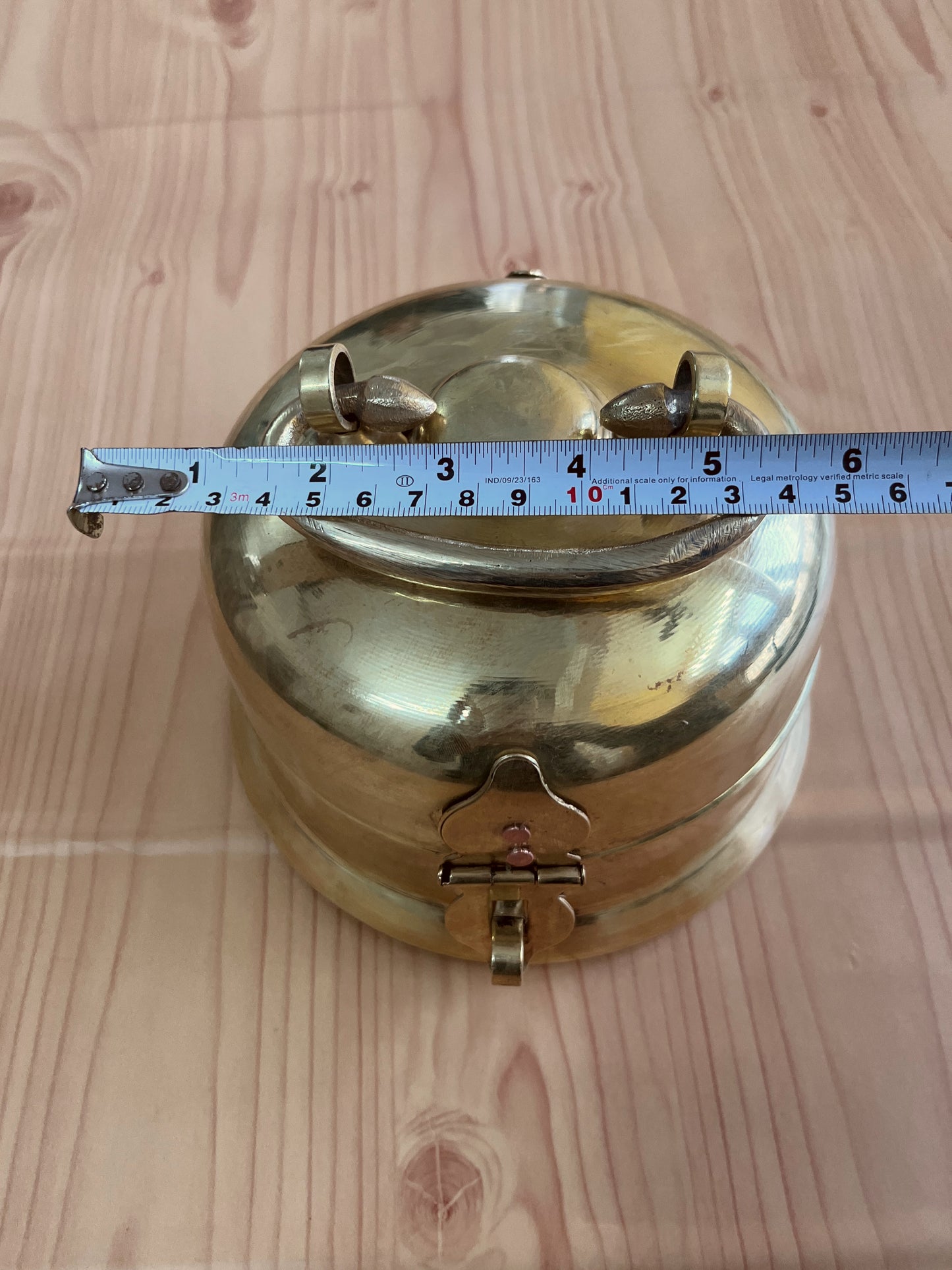 Brass Vintage Paan Dabba - Bombay Antiques Approved