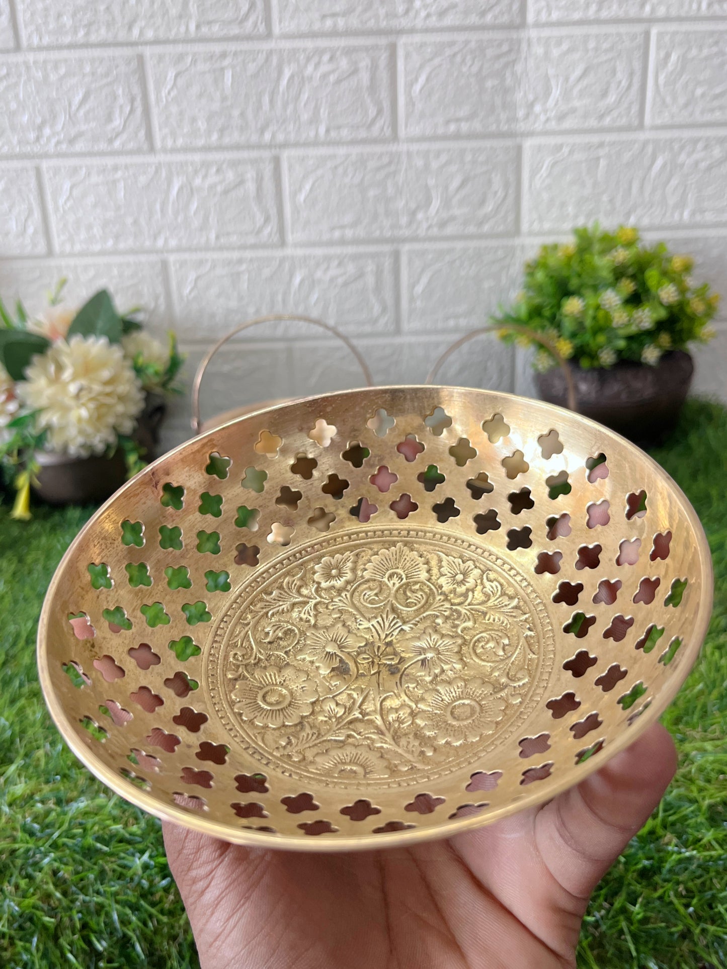 Brass Decor Bowls - Antique Brass Set Of 3