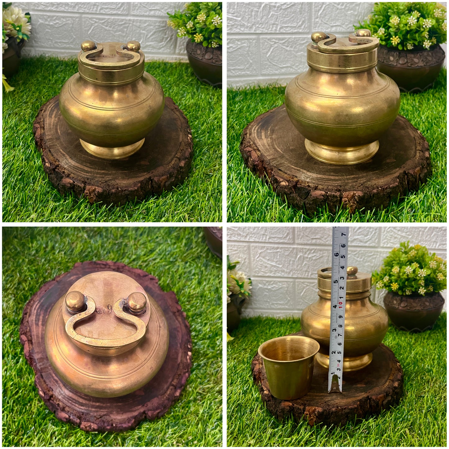 Brass Gangajal Kalash - Antique Gangajal Lota