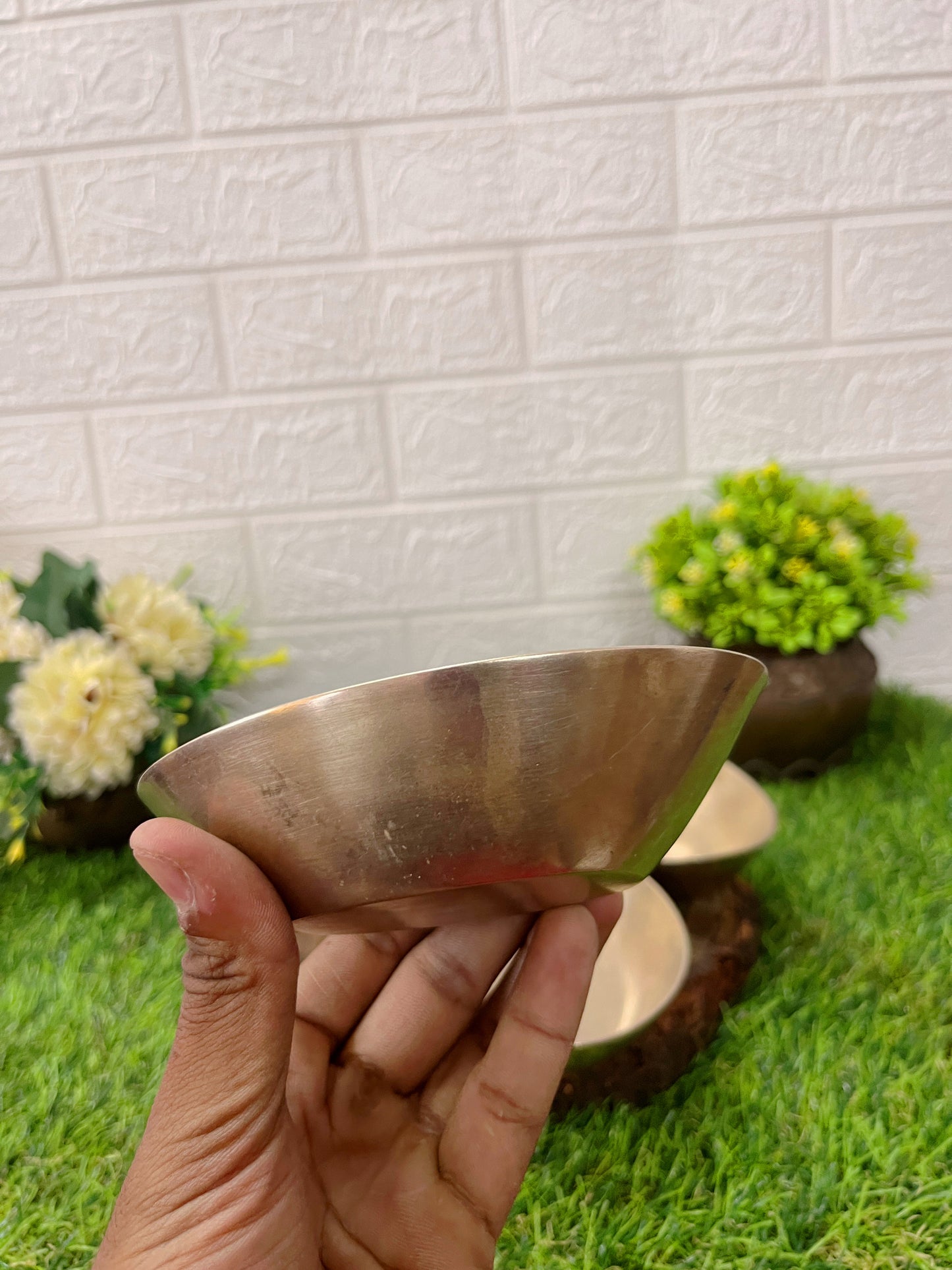 Brass Serving Bowls - Antique Serving Item