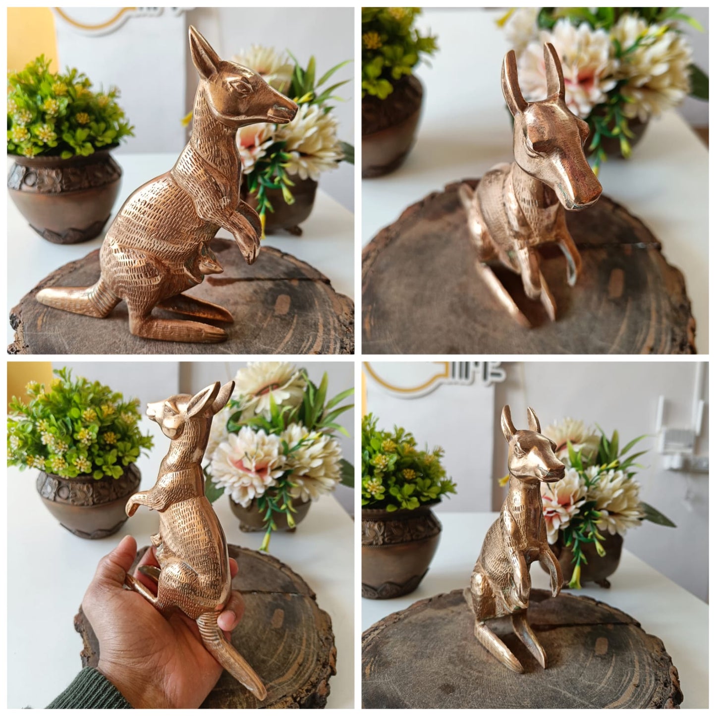 Brass Kangaroo - Antique Animal