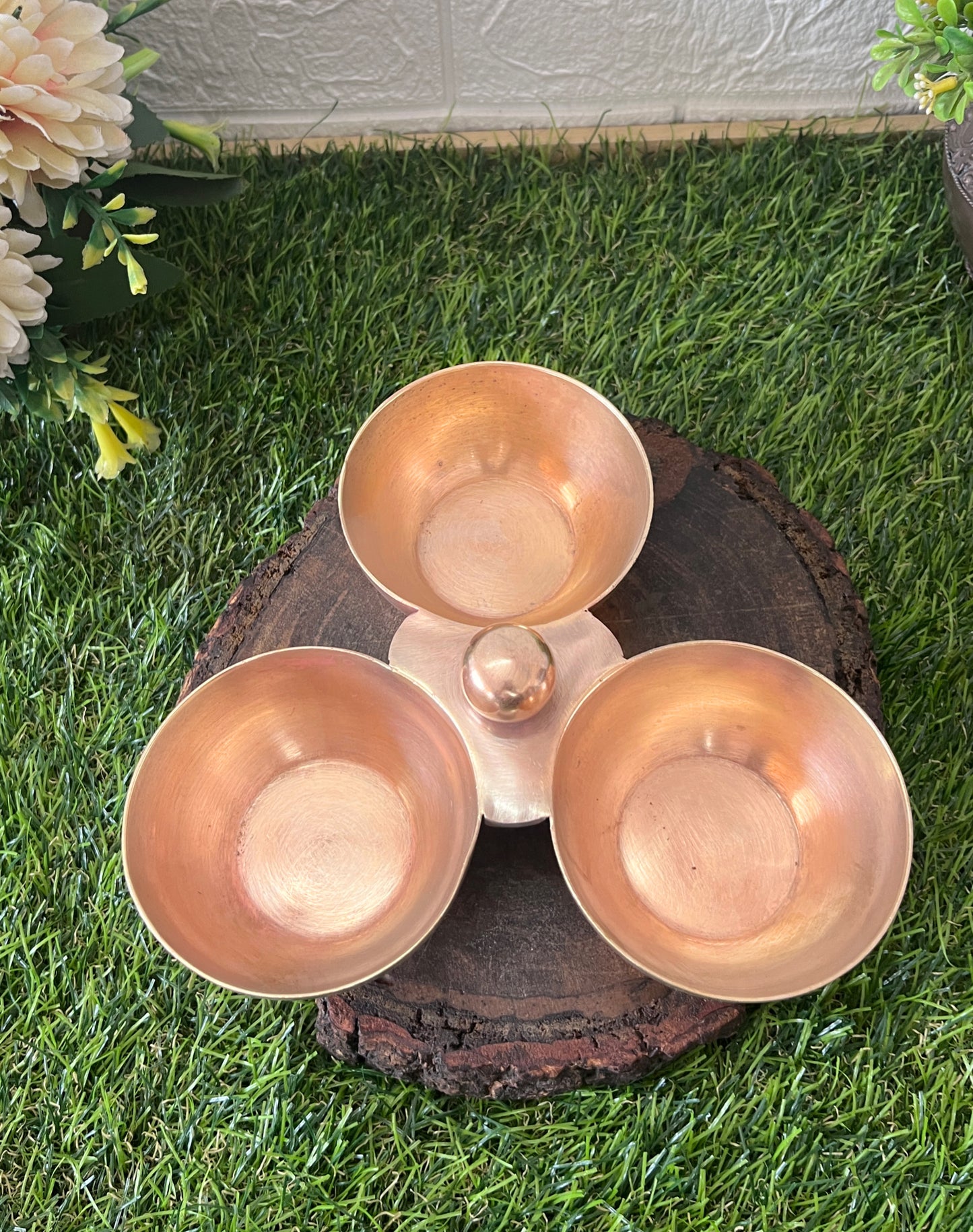 Brass Bowl - Antique Brass Serving Bowl