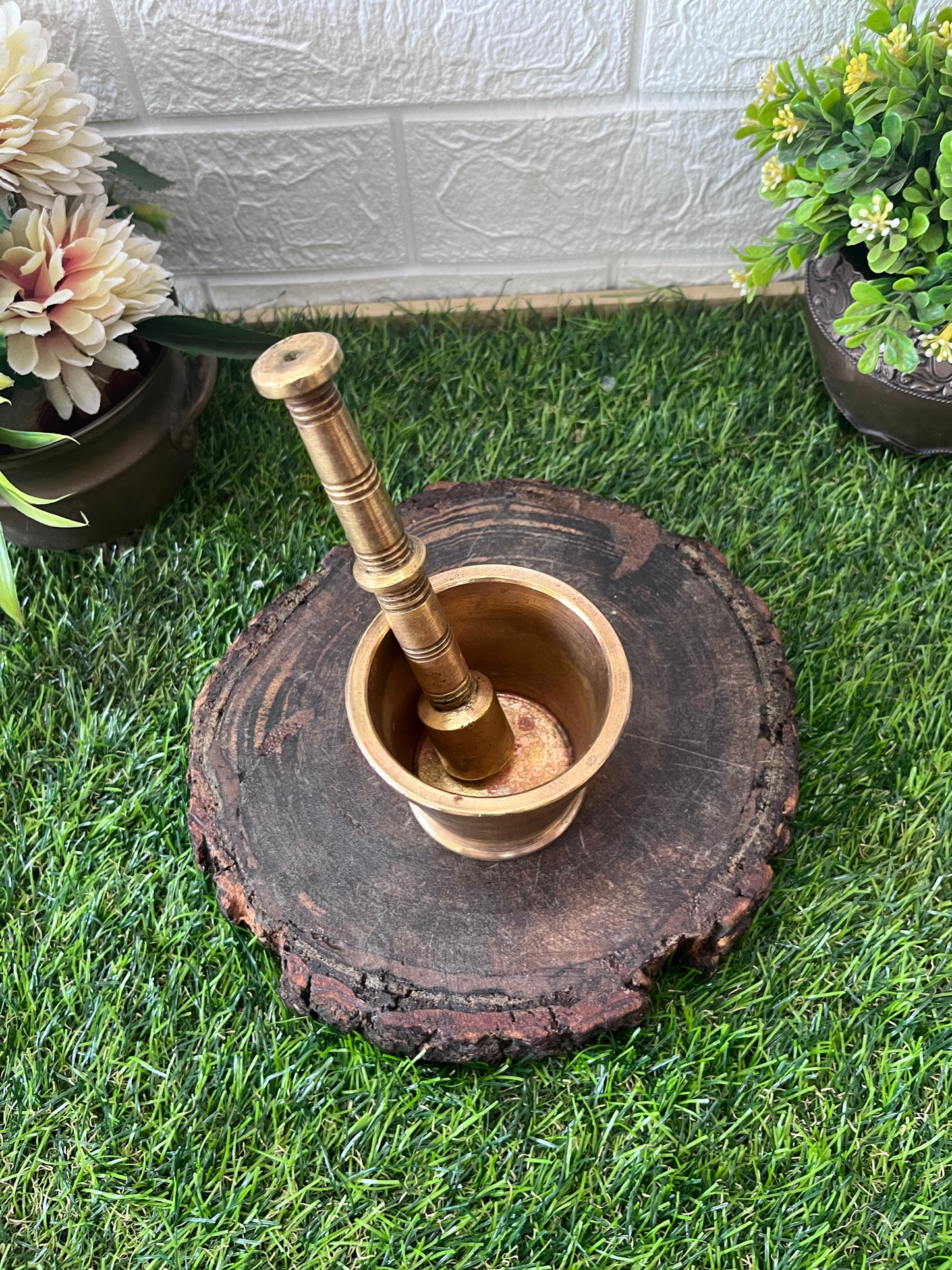 Brass Khalbatta - Antique Hamam Dasta