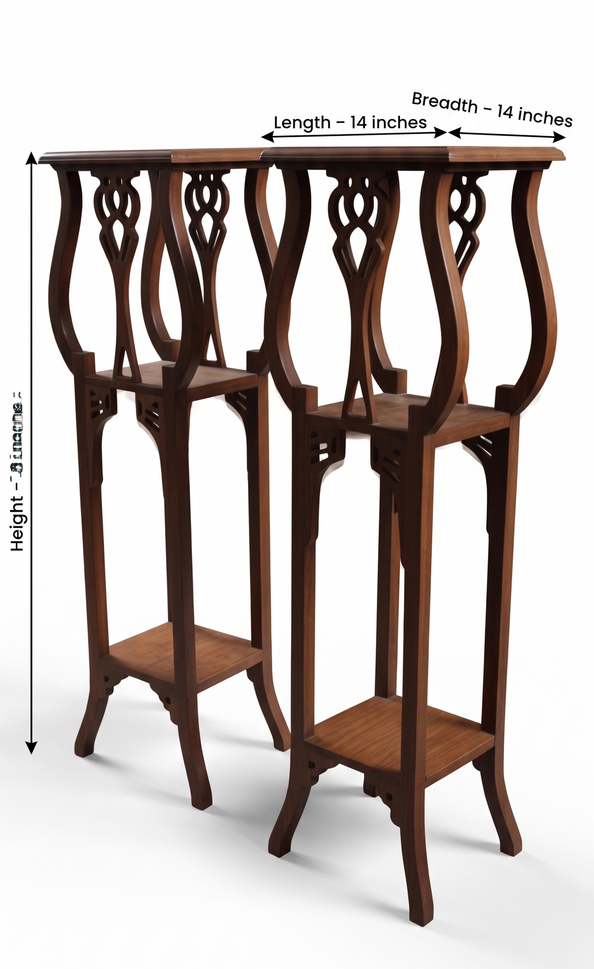 1999 Teakwood Pair | Traditional Wooden Furniture - Bombay Antiques