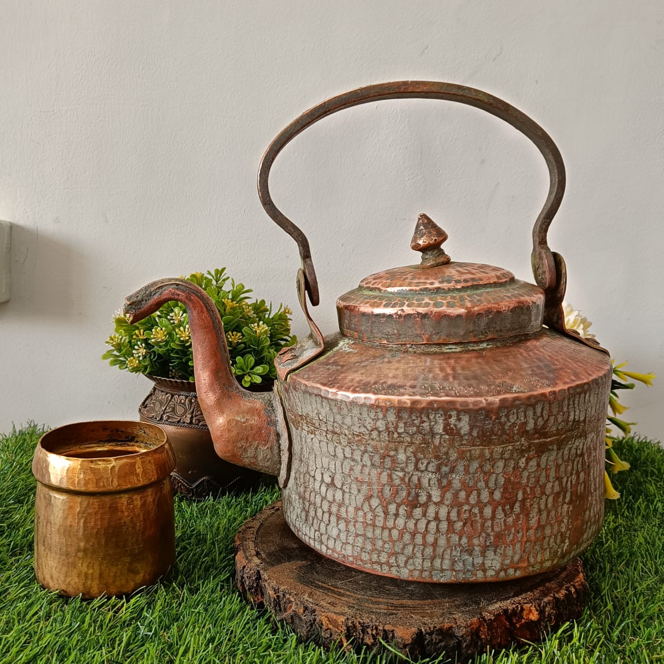 Antique Copper Kettle.🔥