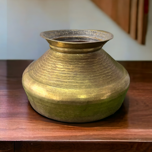 Brass Cooking Pot - Antique Cookware