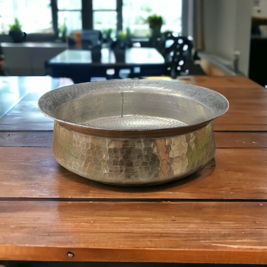 Brass Vintage Big Biryani Deg - Bombay Antiques Approved