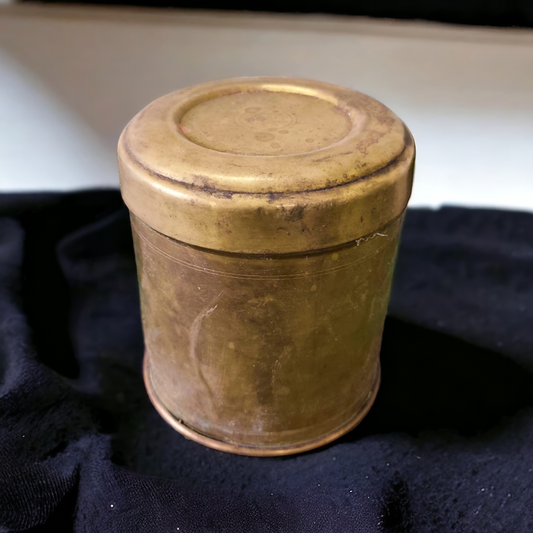 Antique Brass Storage Box