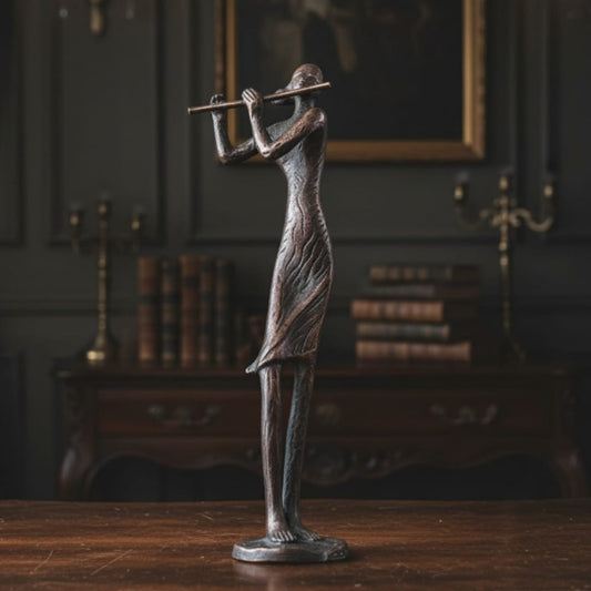 1961 Antique Brass Figurine | Brass Display Statue