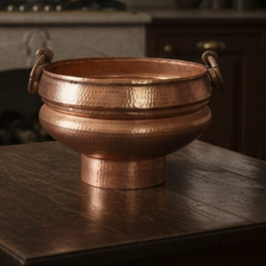 1985 Antique Copper Ghangalam | Traditional Copper Water Vessel 8L