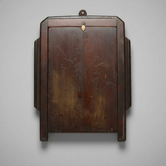 1972 Antique Teakwood Foldable Makeup Mirror | Wooden Table Mirror