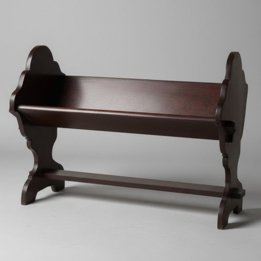 1978 Antique Teakwood Booklet Stand | Wooden Reading & Display Stand