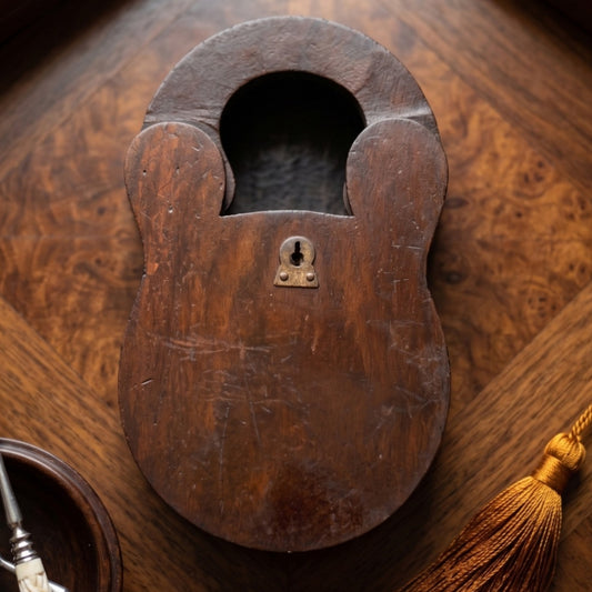 Antique Teakwood Key Holder | Premium Wooden Wall Organizer | Made in 1985 - Bombay Antiques