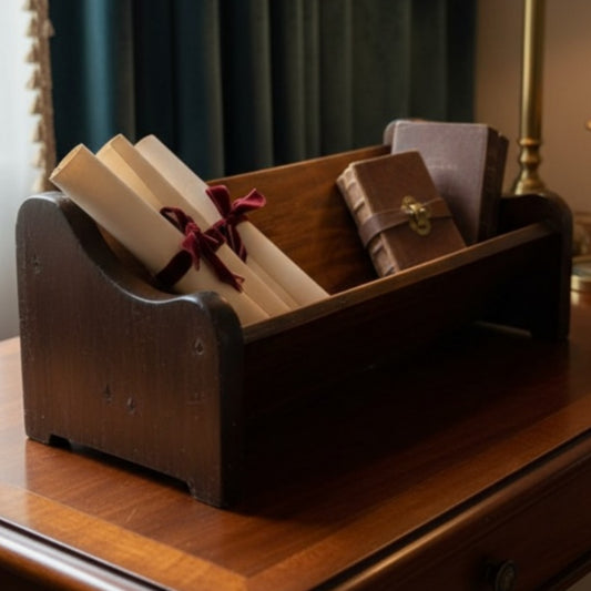 Antique Teakwood Book Holder | Premium Wooden Document Stand | Made in 1977