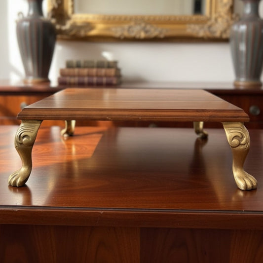 Antique Teakwood Paat Large Size | Premium Wooden Low Platform | Made in 1990