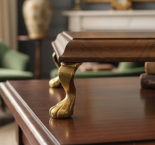 Antique Teakwood Paat | Premium Wooden Low Platform | Made in 1980