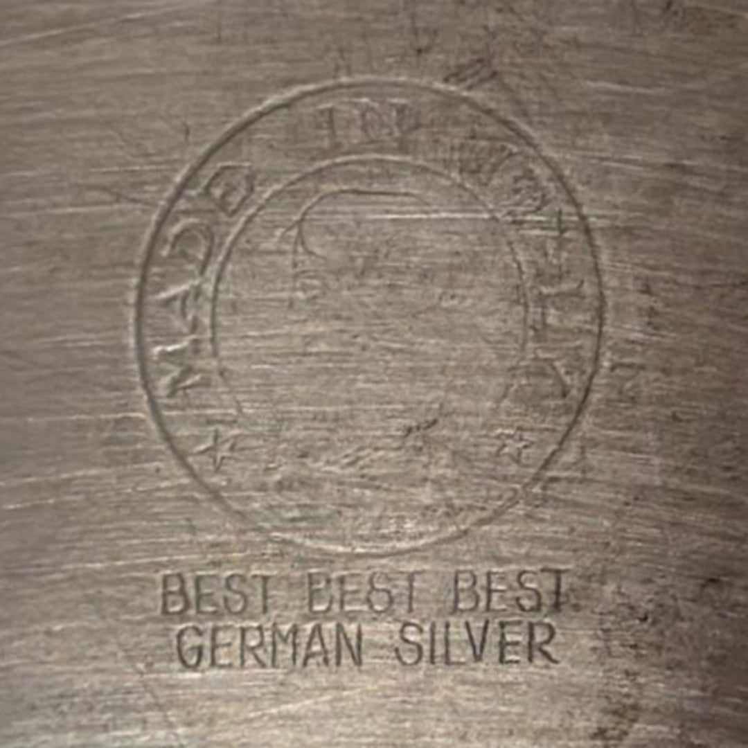 Antique German Silver Tray Made in Italy | Premium Decorative Serving Tray | Made in 1940 - Bombay Antiques