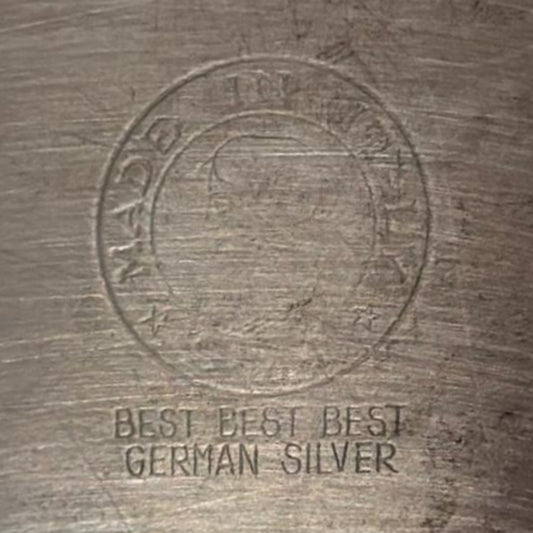 Antique German Silver Tray Made in Italy | Premium Decorative Serving Tray | Made in 1940 - Bombay Antiques