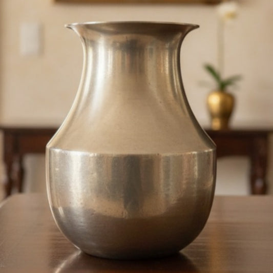Antique German Silver Water Jug with Tumbler | Premium Serving Set | Made in 1970 - Bombay Antiques