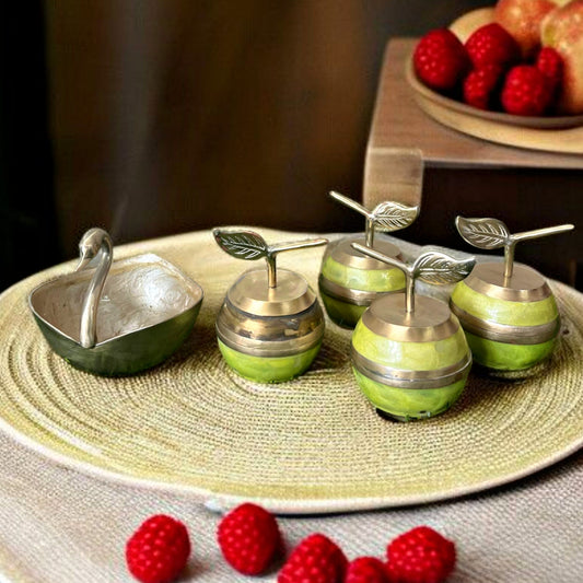 Brass Swan Trinket Set | Antique Pital Bowls for Styling or Gifting