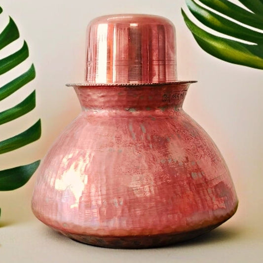 Antique Copper Kalash | Traditional Copperware | Heritage Décor Collectible
