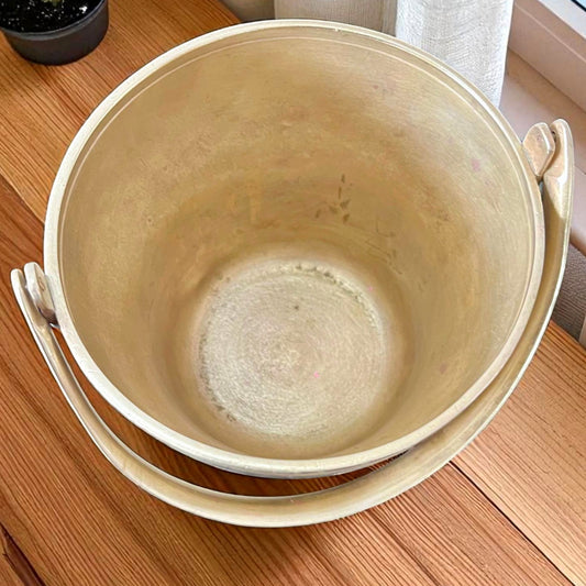 Antique Brass Bucket | Pital Traditional Storage Decor