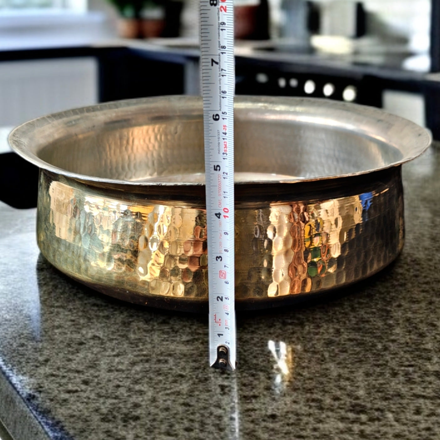 Brass Vintage Big Biryani Deg - Bombay Antiques Approved - Bombay Antiques