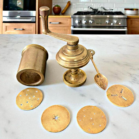 Antique Brass Chakli Maker | Pital Traditional Kitchen Tool