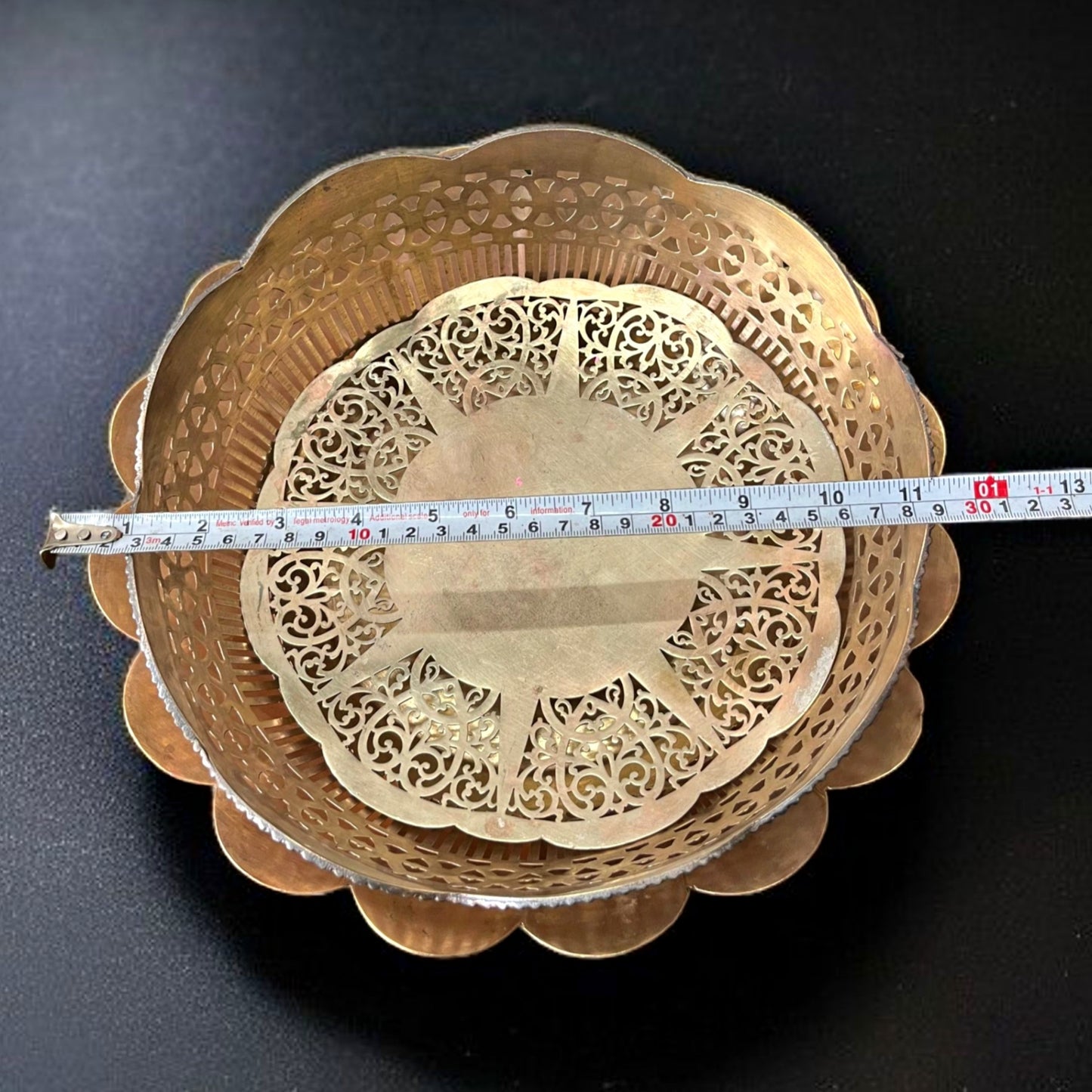 Antique Brass Serving Bowls Set of 3 | Traditional Kitchen & Decor