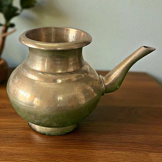 Antique Bronze Kamandal | Traditional Kansa Water Pot