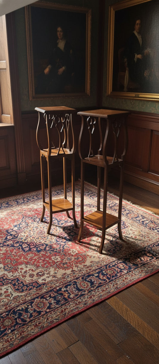 1999 Teakwood Pair | Traditional Wooden Furniture