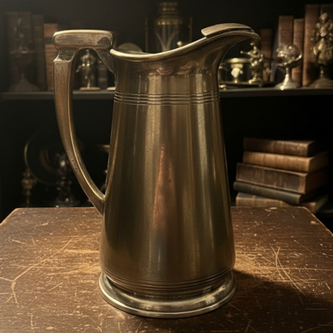 1967 Antique Brass Jug | Pital Traditional Water Pitcher