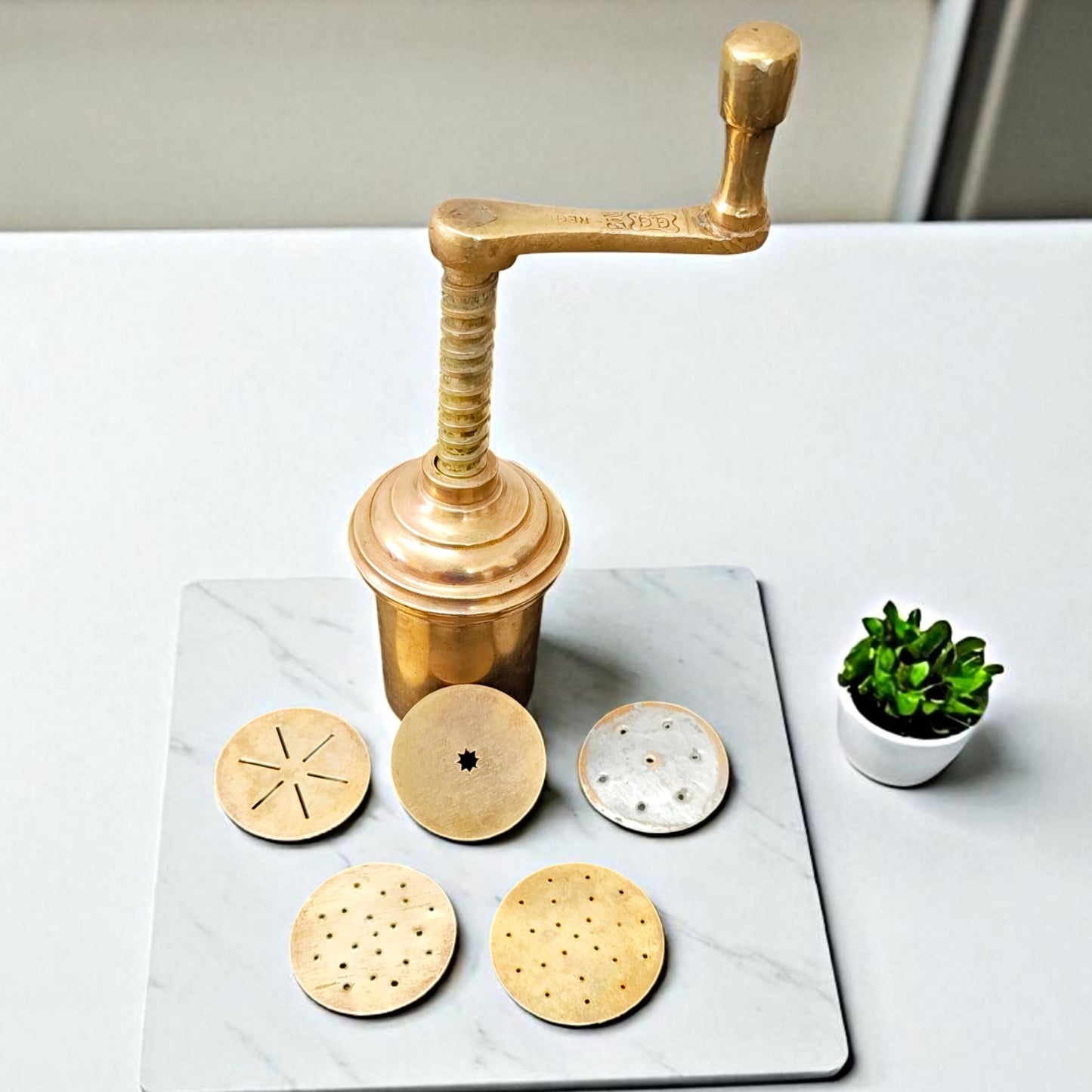 Antique Brass Chakli Maker | Pital Traditional Kitchen Utility
