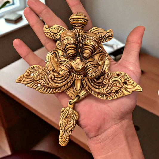Antique Brass Nazar Battu | Pital Traditional Wall Hanging Decor