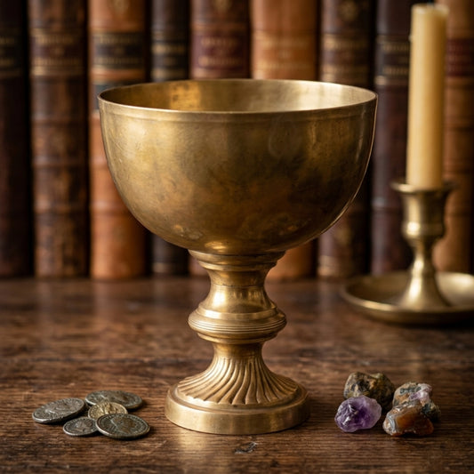 Antique Peetal Engraved Storage Vessel | Pure Brass Utility Container | Made in 1975