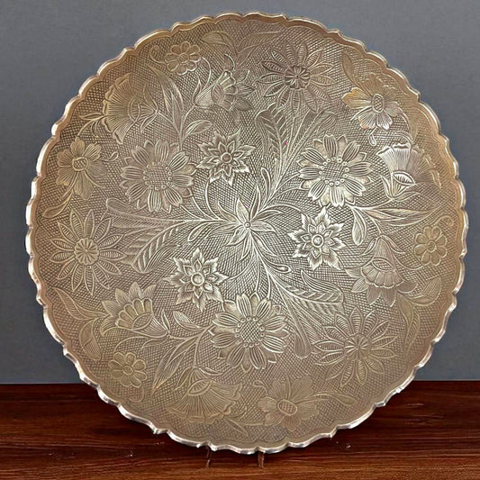 Antique Brass Serving Bowl | Pital Traditional Kitchenware