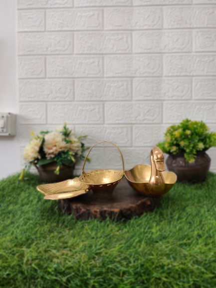 Antique Brass Small Bowls - Trinklets