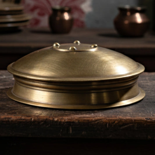 1980 Antique Bronze Urli | Traditional Decor Bowl