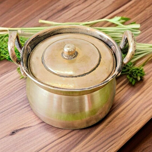 Antique Pital Cha Patra | Brass Tea Pot | Rice Pot | Old Traditional Utensils for Cooking