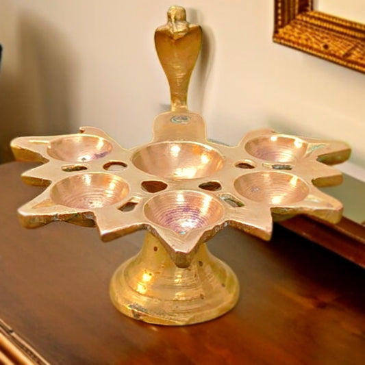Antique Brass Diya