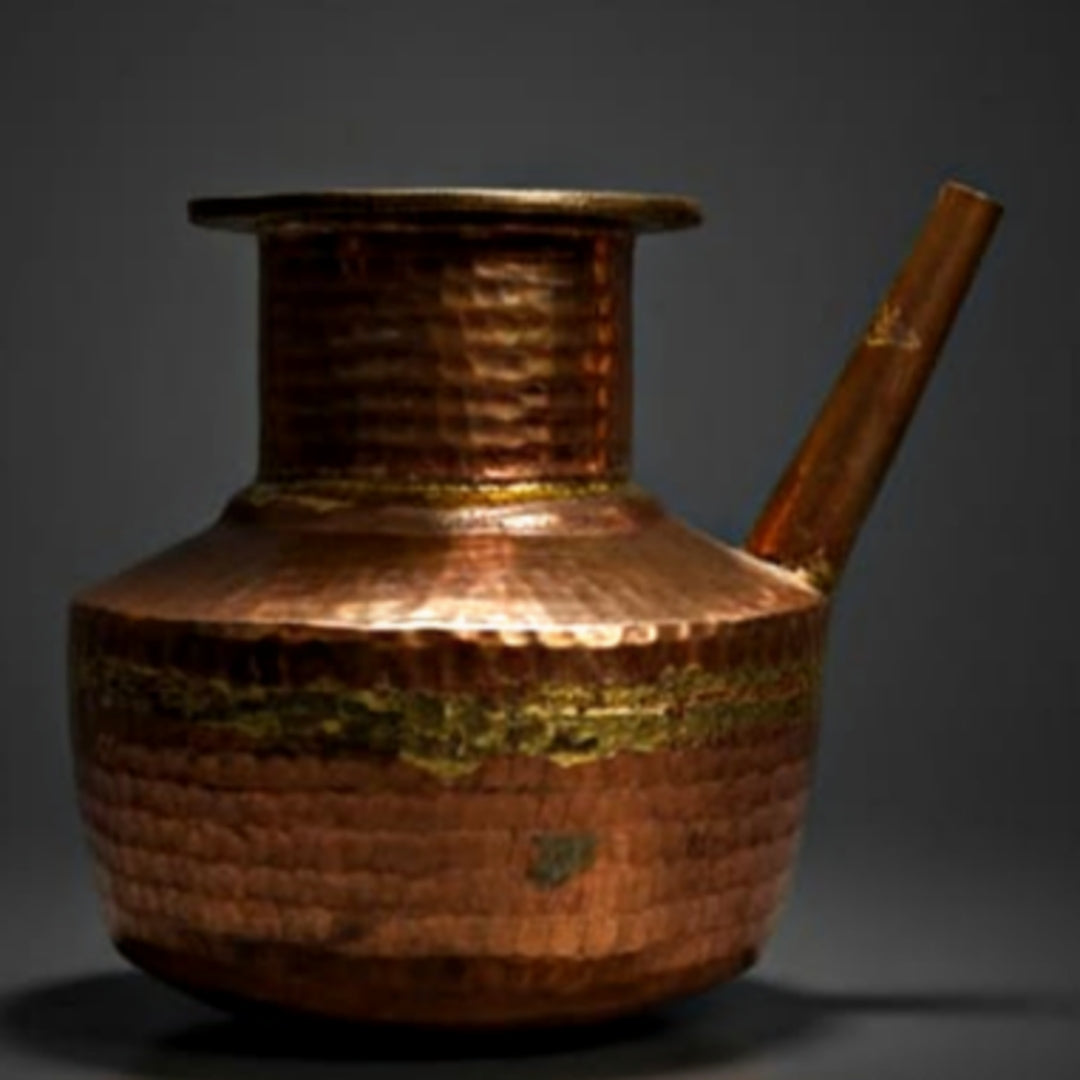 Antique Copper Kamandal | Traditional Water Pot for Decor & Collection