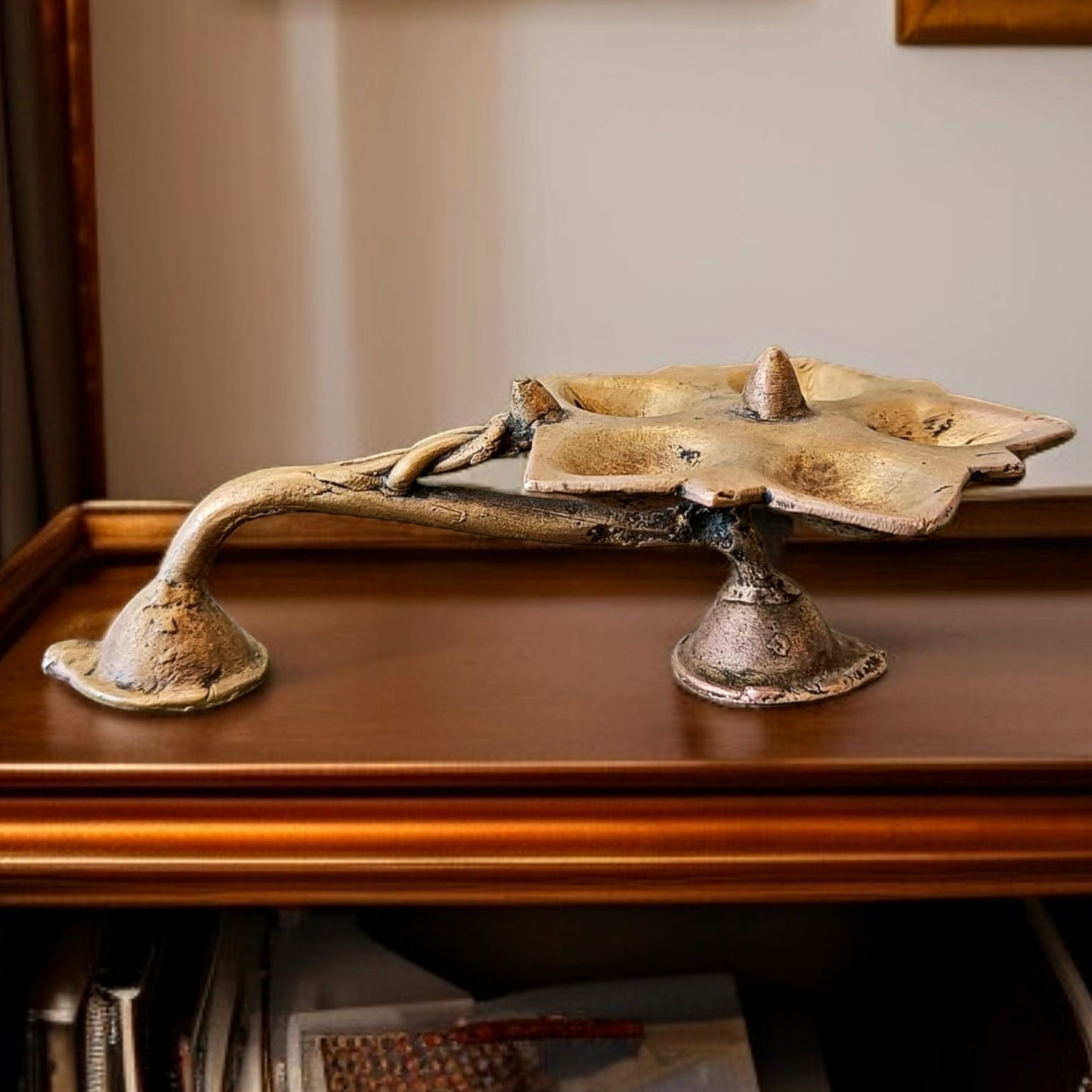 Brass Diya - Antique Oil Lamp