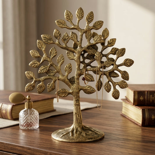 Vintage Peetal Decor Tree | Brass Decorative Tree Showpiece | Made in 1990