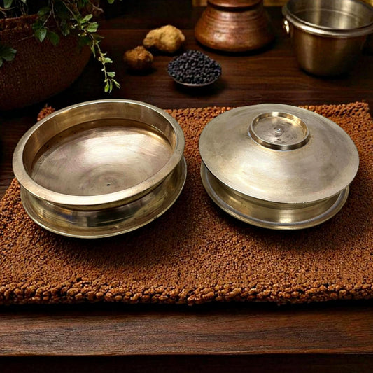 Antique Bronze Urli in Pair | Traditional Decor & Heritage Style