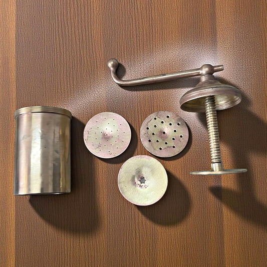 Antique Brass Chakli Maker | Traditional Sev Sancha Kitchen Tool
