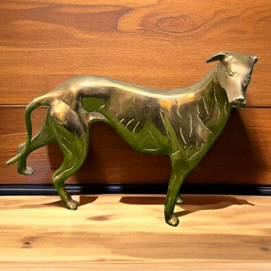 Antique Brass Dog Decor | Traditional Decor Showpiece