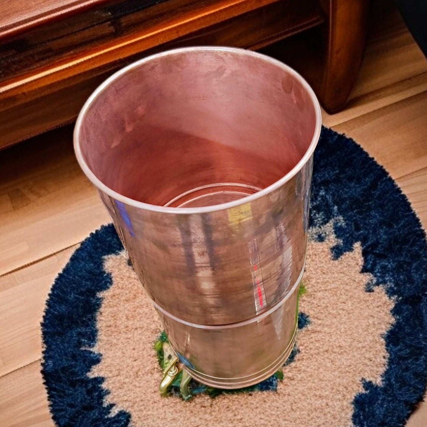 Antique Copper Surahi | Traditional Double Water Tank | Tamba Tank